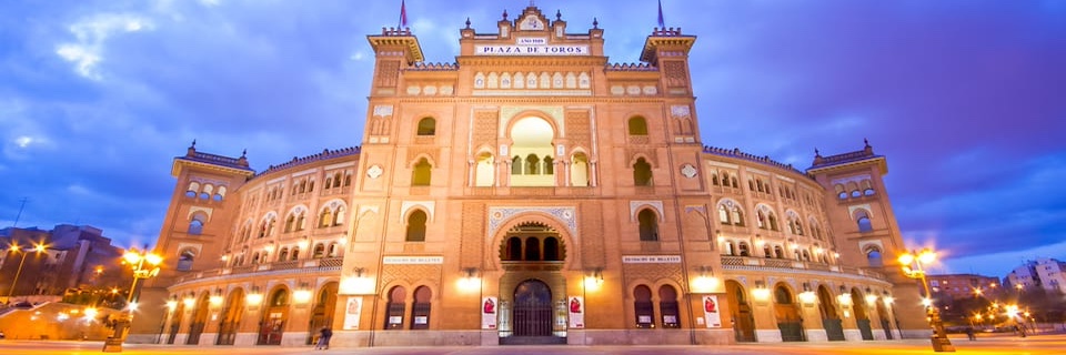 Plaza de Toros Las Ventas - stierenvechtarena van Madrid