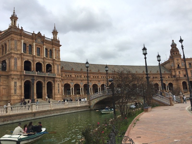 De Plaza de España van Sevilla (Andalusië)