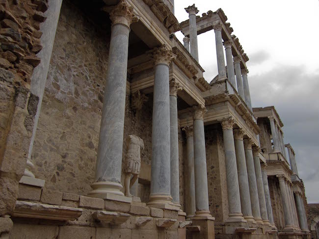 Het Romeins Theater van Merida in Extremadura