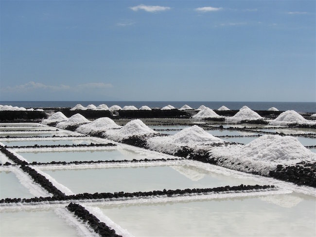 De zoutvelden van Fuencaliente op La Palma