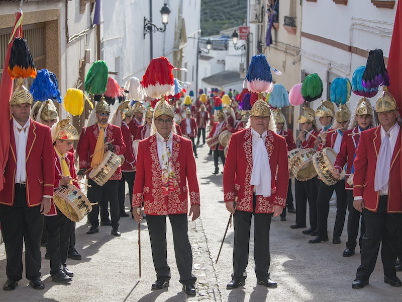 Tromgeroffel in Baena (Caminos de Pasión gebied)