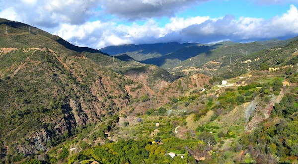 De bergen van Sierra de las Nieves