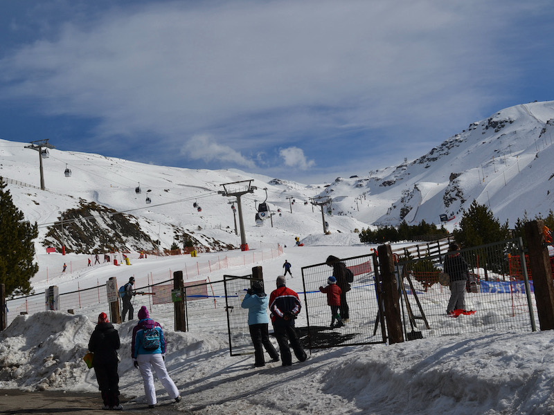 Skiën in de Sierra Nevada (Granada, Andalusië)