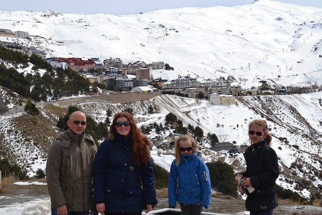 We zijn klaar voor een dag sneeuwpret in de Sierra Nevada!