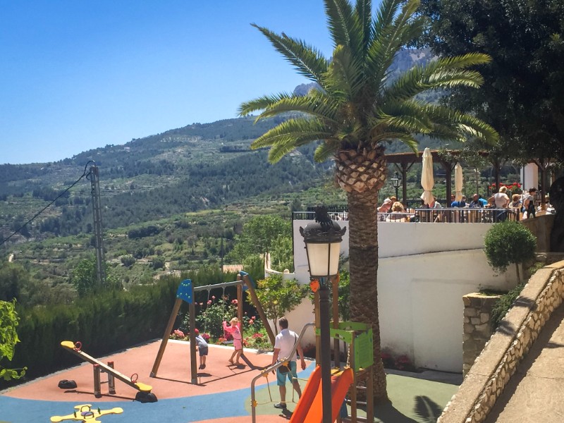 Speeltuintje in Guadalest