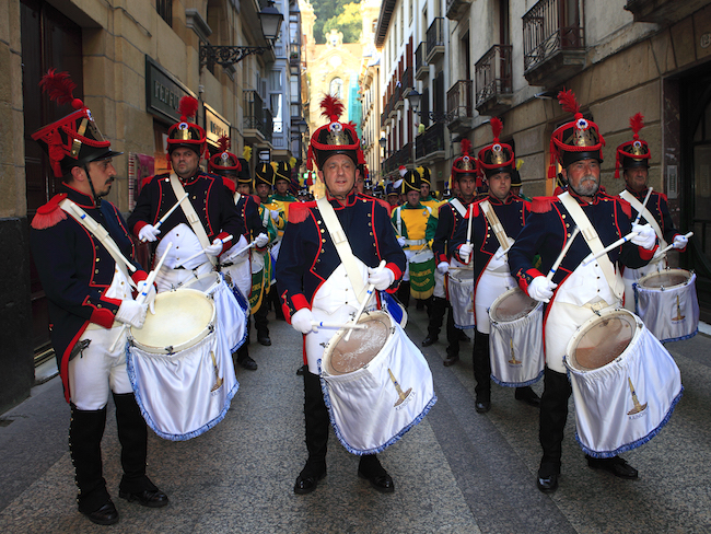 Tamborrada van San Sebastian (Noord Spanje)