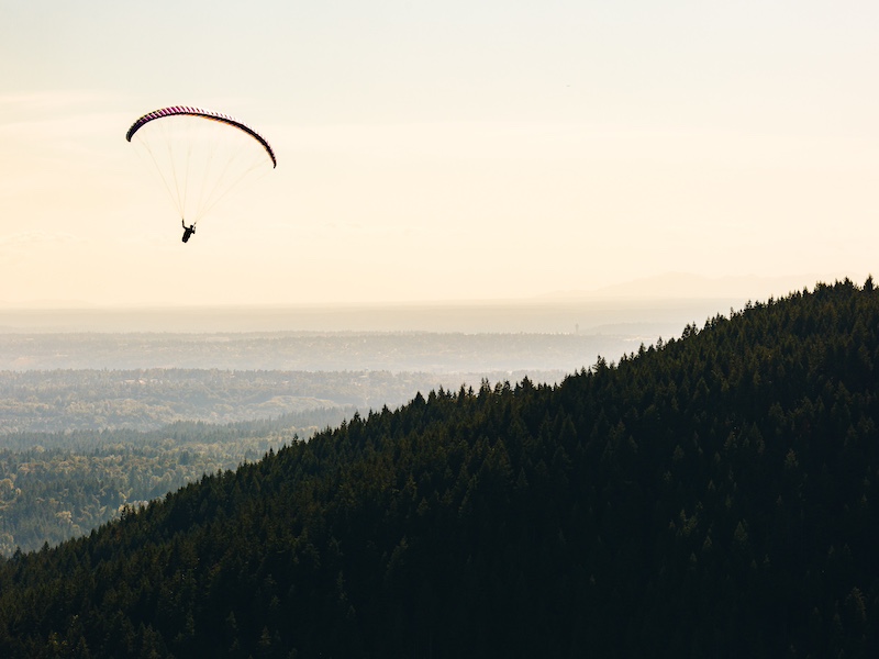 Tandem paragliden in Oia (Galicië, Noord-Spanje)