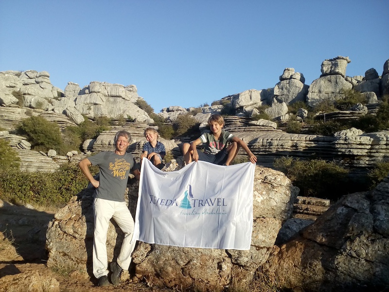 Niko van Tejeda Travel bij El Torcal in Andalusië