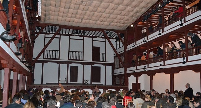 Het Corral de Comedias in Almagro (Castillië la Mancha, Midden Spanje)