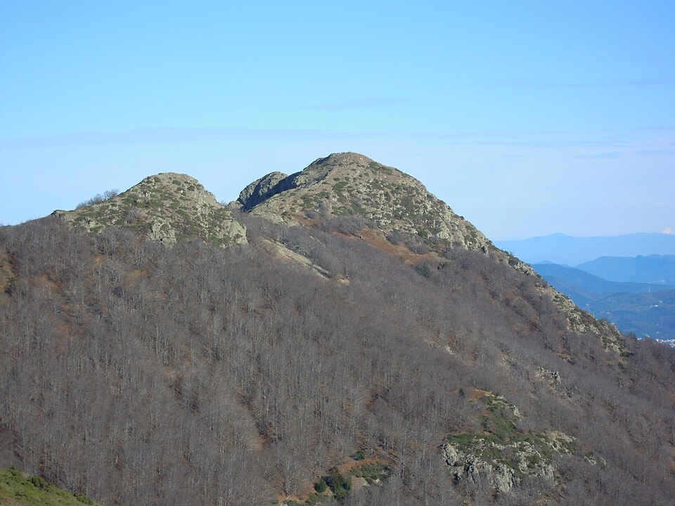 Turo de l'Home - hoogste berg in natuurpark Montseny (Catalonië)