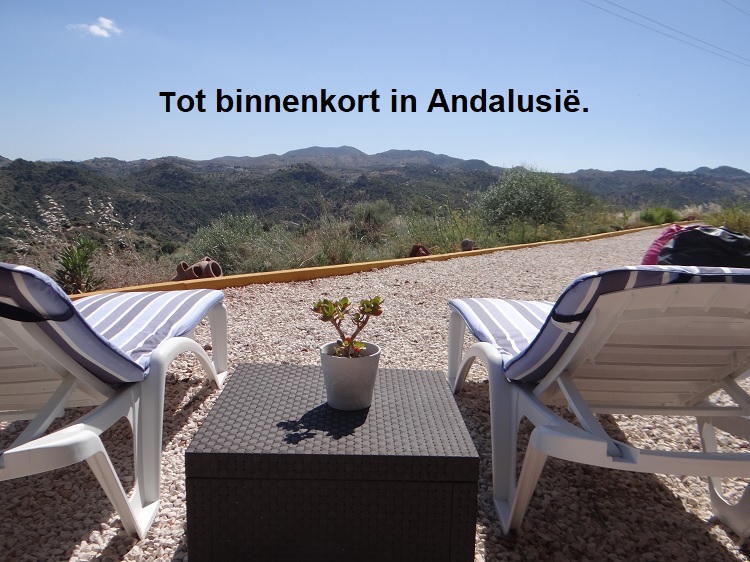 Uitzicht vanaf B&B Casa Sarandy in Zuid-Spanje