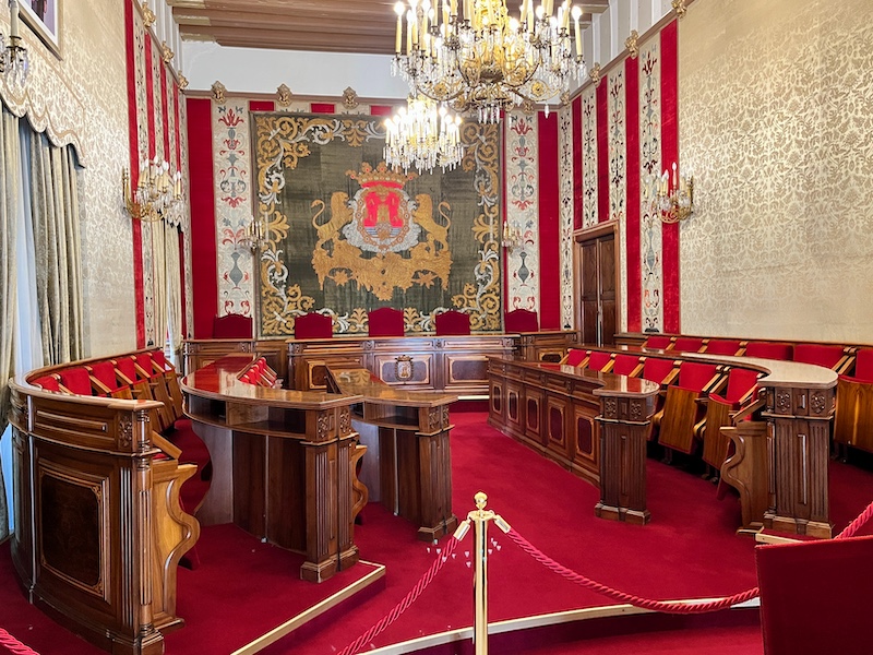 Vergaderzaal gemeentehuis Alicante