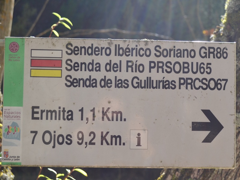 Wandelroutes in natuurpark Cañón de río Lobos