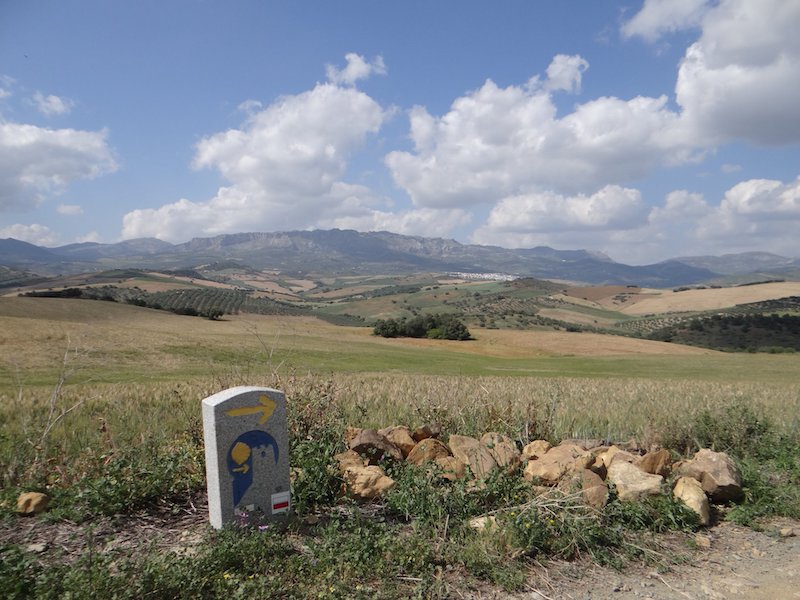Wandelen over de Camino Mozárabe in de provincie Malaga (Andalusië)