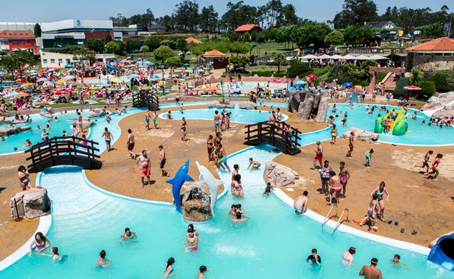 Waterpark in Cerceda (Galicië, Noord Spanje)