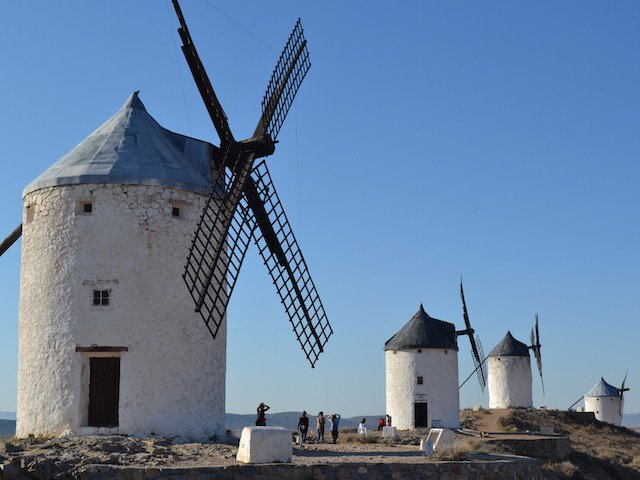 Windmolens in Consuegra (Castillië la Mancha, Midden-Spanje) - Foto: Spanje voor Jou