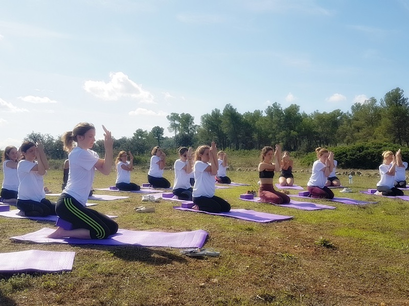 Yoga bij Rural Retreat Casas Benali in de Sierra de Énguera (Valencia)