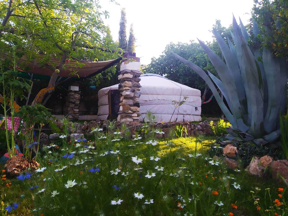 Yurt op glamping Nomad Xperience (Granada, Andalusië)