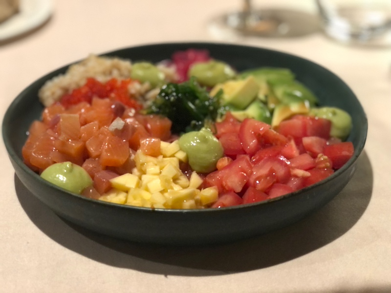 Zalm bowl bij No-Mad Green hotel
